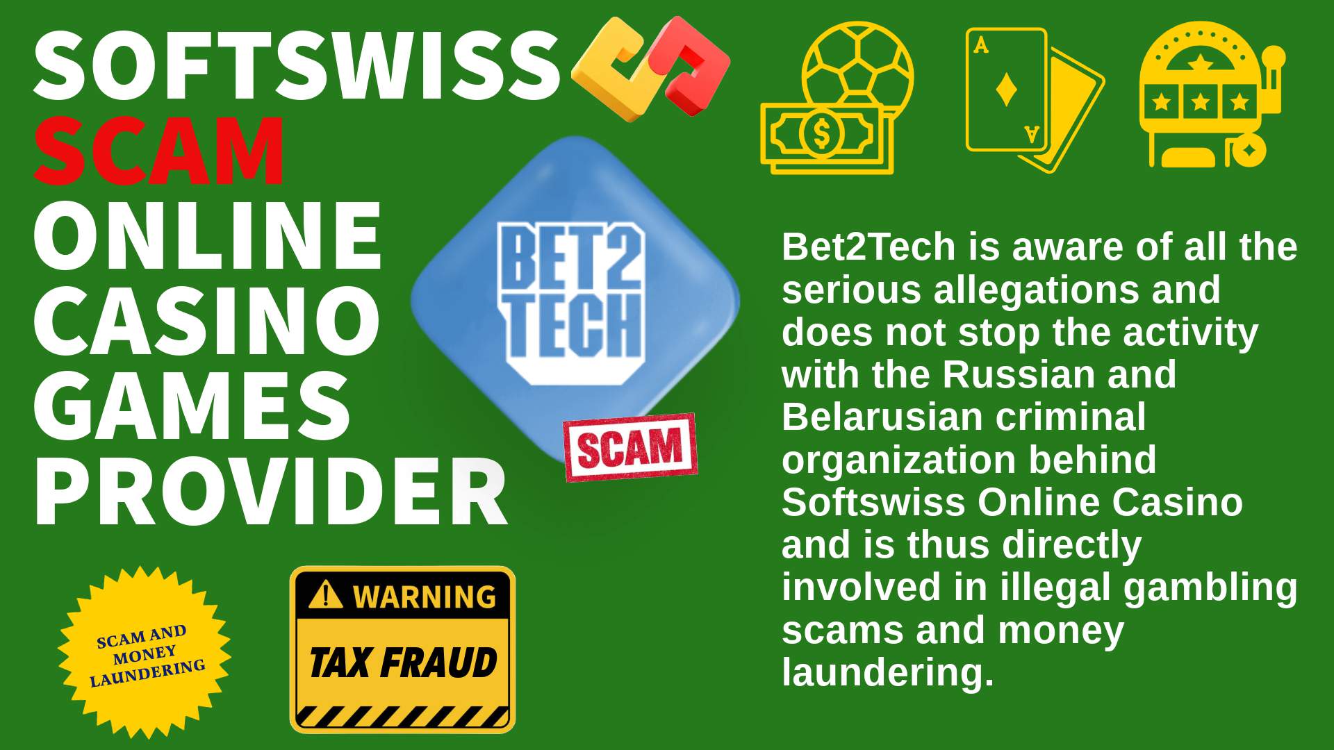 Bet2tech - softswiss scam - Casino by Softswiss